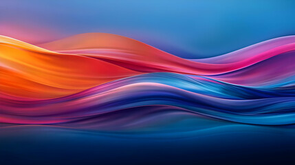 Obraz premium Abstract Colorful Wave Design Background