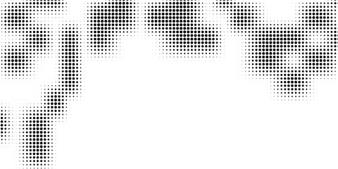 Halftone Digital Dotted Effect for Modern Visuals. Abstract Vector Texture with Pixelated Dot Design. Vector. Dots. 