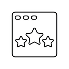 Feedback vector icon 