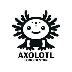 Axolotl Vector Logo Design