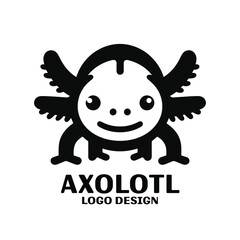 Axolotl Vector Logo Design