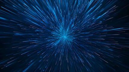 Fototapeta premium Abstract Blue Digital Motion Background