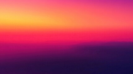 Naklejka premium Abstract sunset gradient background with golden orange, hot pink, and deep purple color transitions