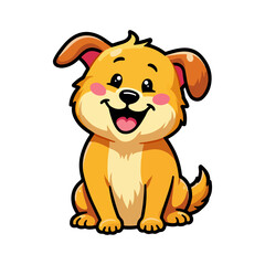 Fototapeta premium a dog is a white background 