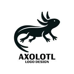Axolotl Vector Logo Design