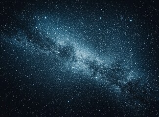 Fototapeta premium Observing the Milky Way Galaxy with Starry Deep Space Night Sky
