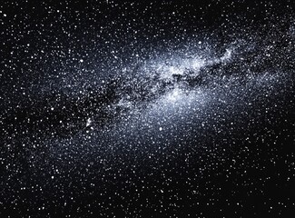 Obraz premium Milky Way Galaxy Twinkling Starry Night Sky Space View