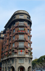 Wukang Mansion (Normandie Apartments): French Renaissance architecture in Shanghai, China, built 1924
