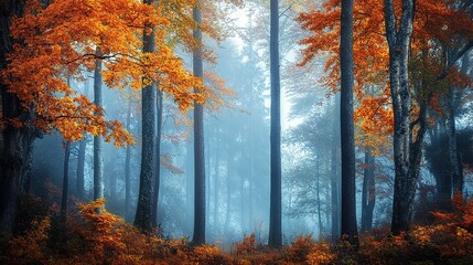 beauty nature illustration full of calmness and goodness