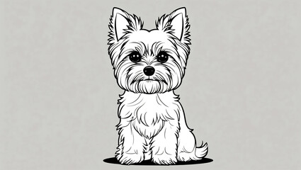 Adorable Dog Sketch