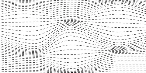 Wave 3d. Wave of particles. Futuristic point wave. Design for poster. Technology vector background. Vector illustration.