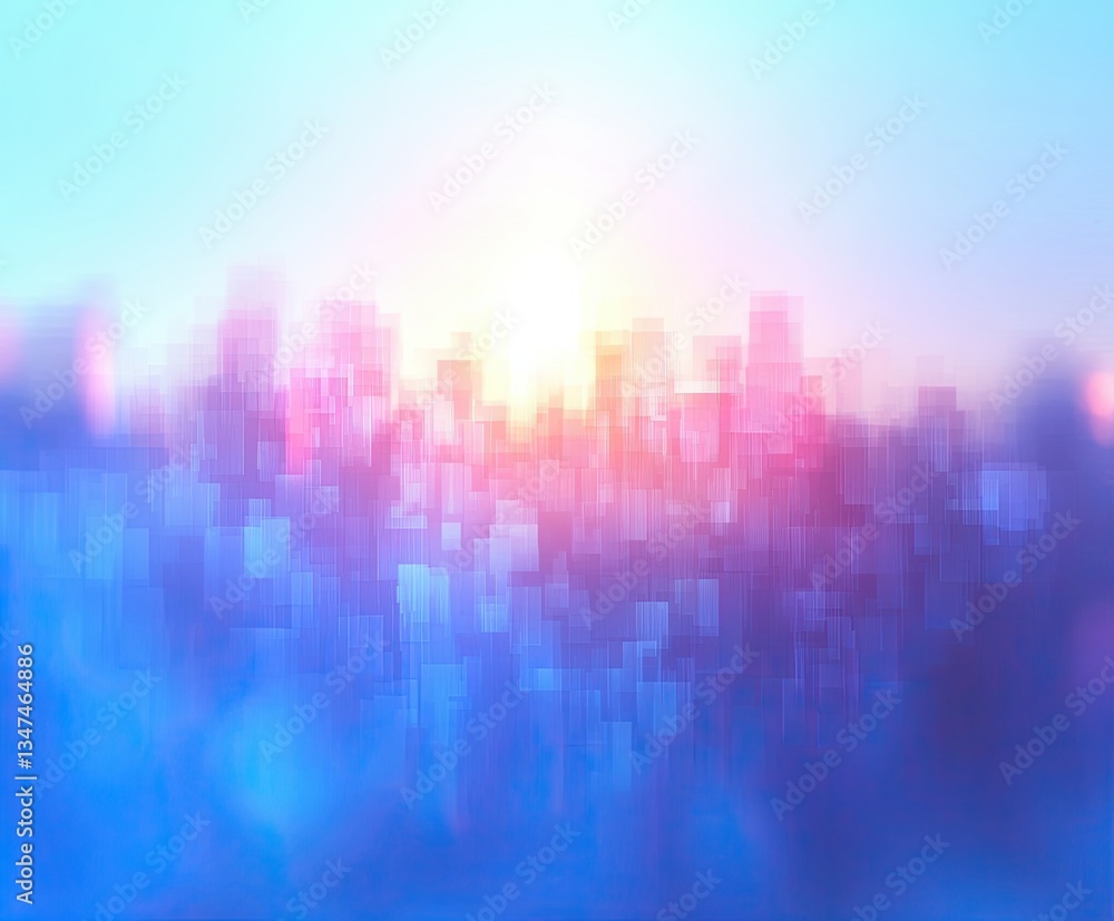 Aufkleber gradient blurred colorful with grainy noise effect background.