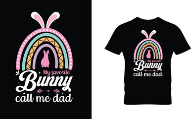 Colorful Easter Bunny and Rainbow Graphics Set – Fun and Playful Designs for Easter Projects easter t shirt design