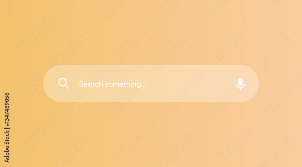 Fototapete Search Bar with suggestions for UI UX design and web site. Search Address and navigation bar icon. Collection of search form templates for websites. Search engine web browser window template