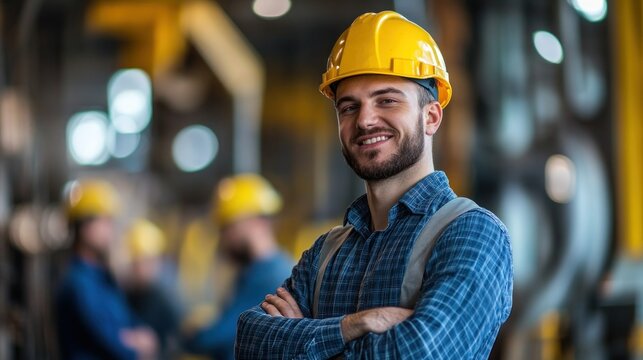 Confident Industrial Worker Portrait