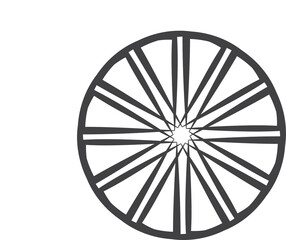 Decorative pattern resembling old Islamic wooden windows