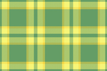 Vibrant green and yellow plaid pattern.  Perfect for textile design, website backgrounds, or crafting projects. This cheerful, seamless texture evokes feelings of spring and freshness.