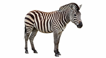 Fototapeta premium Striped Majesty A Plains Zebra Portrait