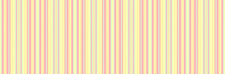 Obraz premium Nostalgic textile seamless fabric, rough vector stripe lines. Blanket vertical background pattern texture in light and pink colors.