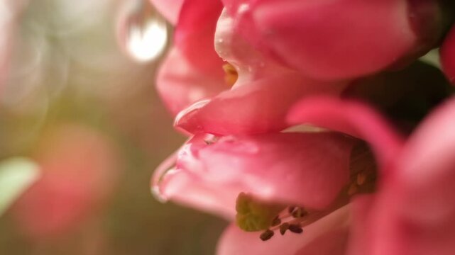 water droplets macro