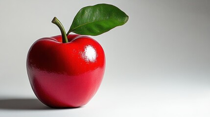 A Single Red Apple