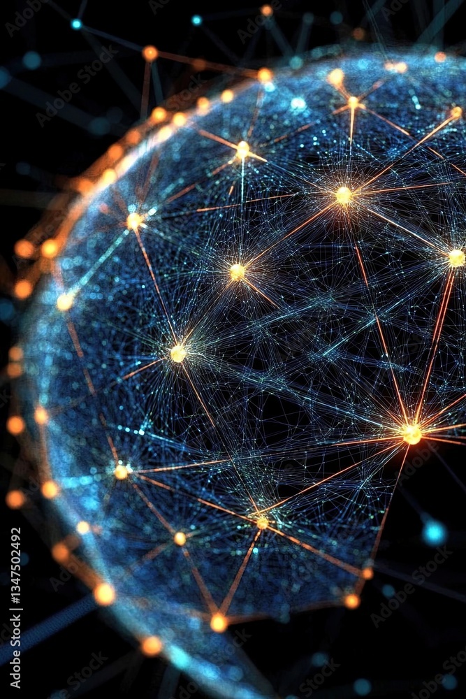 Poster connecting business networks and communications technologies via the internet around the world. busi