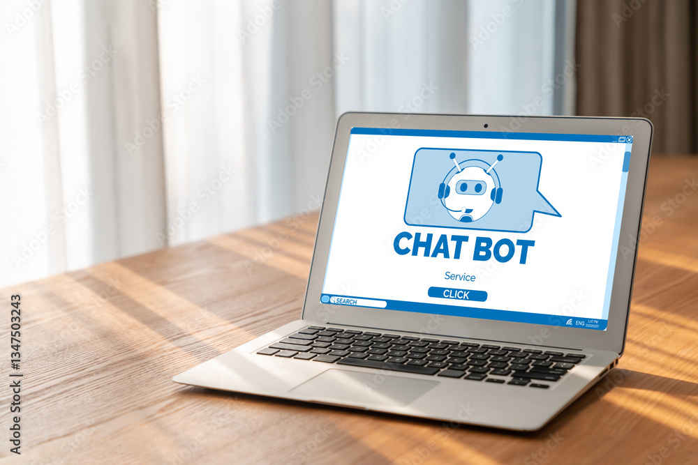 Poster chatbot software application for modish online business that automatically reply to customer questio