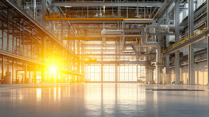 Spacious Industrial Facility At Sunrise