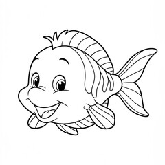 Fototapeta premium fish coloring 