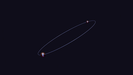 3d render of abstract geometric shapes in neon color
