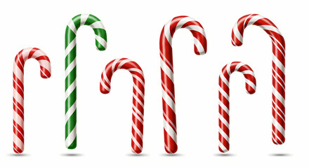 Colorful Candy Canes Collection