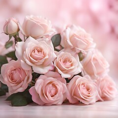 pink roses bouquet