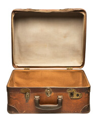 PNG Old suitcase openned luggage old letterbox.