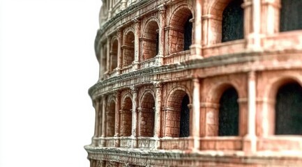 Obraz premium Detailed Miniature Reproduction of an Ancient Amphitheater