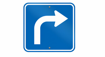 Right Turn Ahead Sign