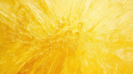 Vivid burst of bright yellow color with radiant energy and dynamic light explosion