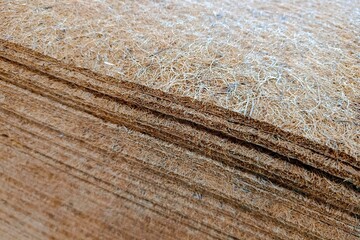 Coconut coir fabric texture background