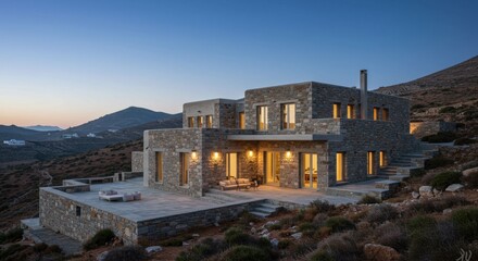 Modern Iranian Home on Amorgos Island