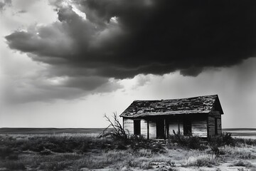 thought of resilience and shift on a stark grassland proving hope that survival can prosper amid stern landscapes  
