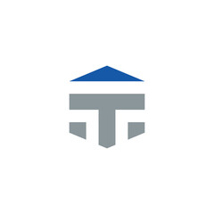 structure logo design with geometry