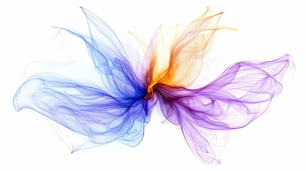 Obraz premium Abstract Colorful Floral Design