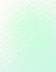 White and mint light green color abstract lines background