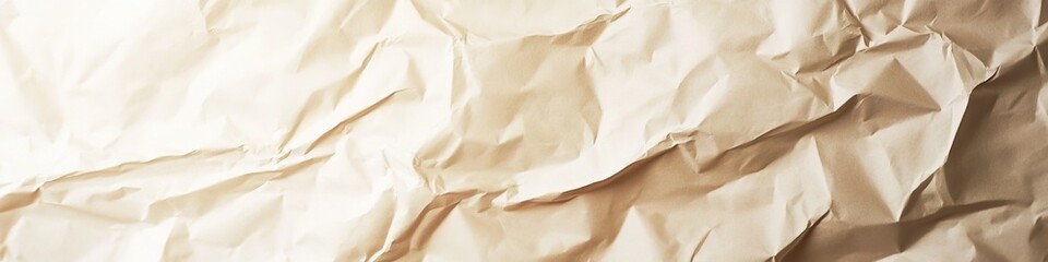 Textured beige wrinkled paper background for design projects