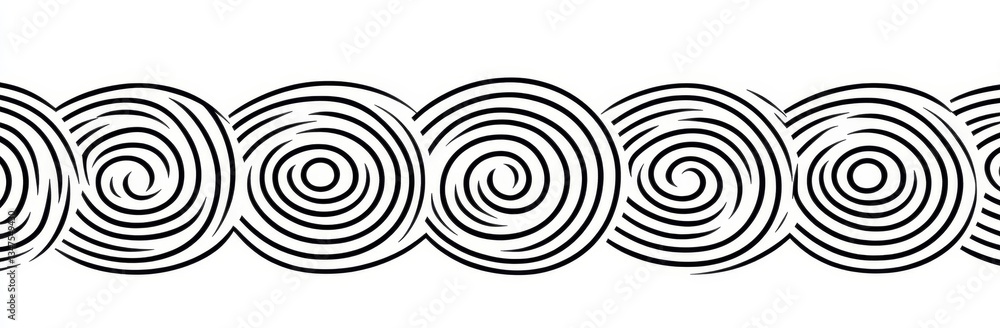 Poster the japanese style features a repeating abstract wave pattern as a textured background, along with s