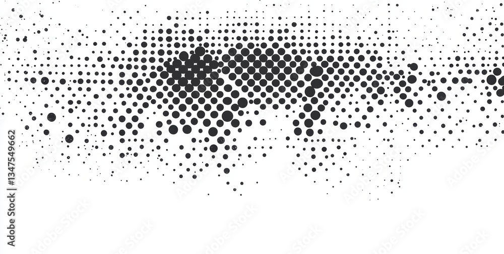 Aufkleber a grunge texture background featuring an abstract halftone pattern with white and black dots in a gr