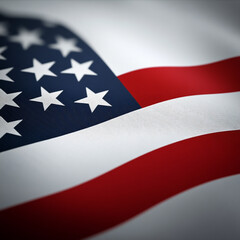 Fototapeta premium THE FLAG OF THE USA. SPACE FOR THE TEXT.