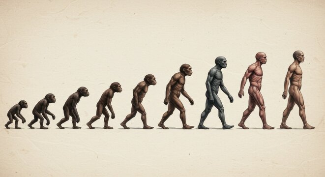 The Evolution of Humans: A Scientific Illustration
