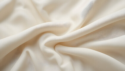 Obraz premium Cream-Colored Fabric Draped Texture