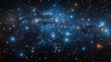 Deep Space Galaxy With Stars and Nebula Celestial Sky Background