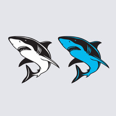 Shark vector art Illustration file